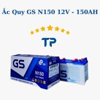 ẮC QUY GS N150 NƯỚC 12V - 150AH dùng cho xe tải Faw, Dongfeng, xe đầu kéo TQ, Xe tải 4 giò, máy phát điện Công nghiệp.