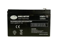 Ắc Quy Hames HM9-12 12V 9Ah – Ắc Quy UPS, Loa Kéo & Lưu Điện Cửa Cuốn