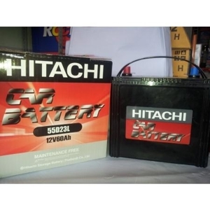 Ắc quy Hitachi 55D23R/L - 12V-60AH