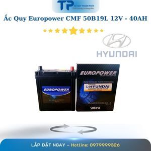Ắc quy Hyundai 50B19L (40ah-12v)