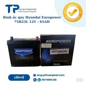 Ắc quy Hyundai 75D23L 12V 65AH