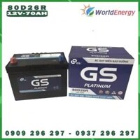 Ắc quy khô GS 12V-70Ah (80D26R-MF)
