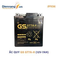 Ắc quy khô GS GT7A-H (12V-7Ah) cho xe máy Honda SH 150 nhập, SCR, Lead cũ, Vespa LX 125i/155i,...