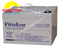 Ắc quy khô Vitalize 12V/50Ah  Thông số kỹ thuật: