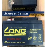 Ắc quy LONG 12V - 9Ah WP1236W, ắc quy lưu điện, UPS