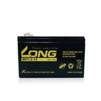 Ắc Quy LONG WP7.2-12 12V 7.2 AH Chính Hãng Dùng Cho Lưu Điện Cửa Cuốn, UPS, Bình Thuốc Sâu