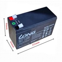 Ắc quy Long WP9-12SHR ( 12V 9Ah) - Ắc quy Long 9A dùng cho UPS, lưu điện cửa cuốn, loa kéo