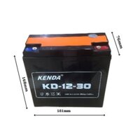 Ắc quy lưu điện, loa kéo, xe đạp điện 12V 30Ah