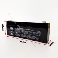 Ắc Quy Lưu Điện OUTDO OT2.2-12 12V - 2.2AH - Bình Ắc Quy 12V