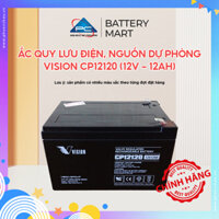 ẮC QUY LƯU ĐIỆN VISION CP12120 (12V - 12AH) Chuyên Dùng Cho Nguồn Dự Phòng (UPS Inverter ...)