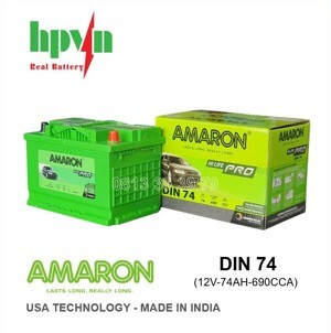 Ắc quy ô tô AMARON DIN74 12V 74Ah