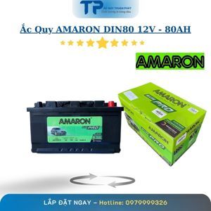 Ắc quy ô tô AMARON DIN80 12V 80Ah