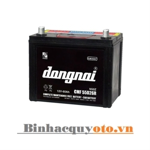 Ắc quy ô tô Đồng Nai Pinaco CMF 55D26 - 12V-60Ah