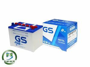 Ắc quy ô tô GS NS70L (12V-65Ah)