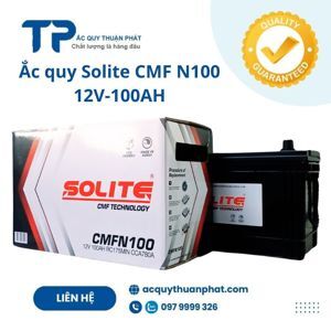 Ắc quy ô tô Solite N100 nước (12v – 100ah)