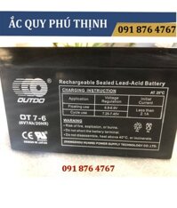 Ắc quy Outdo 6V – 7Ah OT7-6