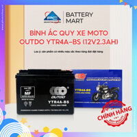 Ắc Quy OUTDO YTR4A-BS (12V-2.3AH) cho xe Honda CL 50 ắc quy cho xe máy nội địa nhật