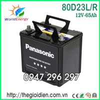 Ắc quy Panasonic 12V-65Ah (80D23L/R)