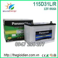 Ắc quy Panasonic 12V-90Ah (115D31L/R)