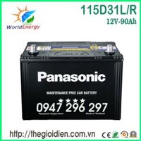 Ắc quy Panasonic 12V-90Ah (115D31L/R)