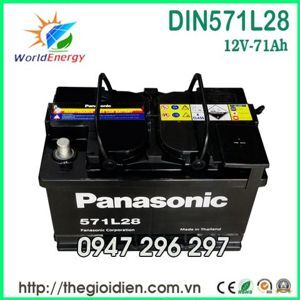 Ắc quy Panasonic khô 12V-71Ah (DIN 571L28)