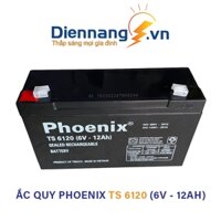 Ắc Quy Phoenix TS6120 (6V-12Ah), Ắc Quy Xe Điện Trẻ Em, Cân Điện Tử, Lưu Điện Nguồn Trong | Phoenix 6V 12Ah  - Điện Năng