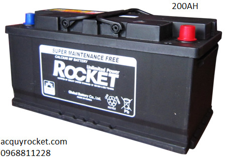 Ắc quy Rocket 12V 200AH SMF N200