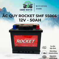 Ắc Quy Rocket SMF 55066 12V-50Ah dùng cho xe Getz, i20, Accent, i30, Elantra, Avante, Rio, Soul, Forte, Cerato...
