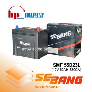Ắc quy Sebang 60AH SMF 55D23L
