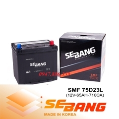 Ắc quy Sebang 65AH SMF 75D23L