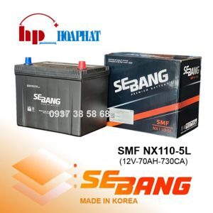 Ắc quy Sebang 70Ah NX110-5L