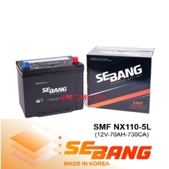 Ắc quy Sebang 70Ah NX110-5L