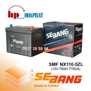 Ắc quy Sebang 75Ah NX110-5ZL