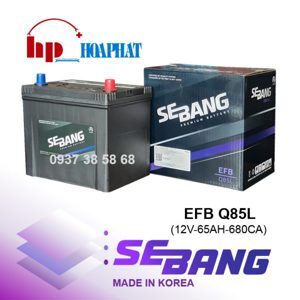 Ắc Quy Sebang EFB Q85L (12V-65Ah)