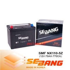 Ắc Quy Sebang SMF NX110-5Z (12V-75Ah)