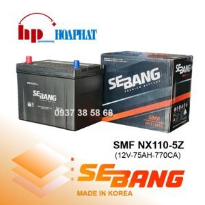 Ắc Quy Sebang SMF NX110-5Z (12V-75Ah)