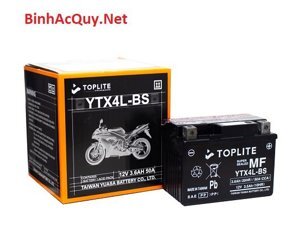 Ắc quy Toplite xe máy YTX4L-BS 12V - 3.5AH