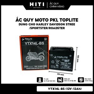 Ắc Quy Toplite YTX14L-BS 12V 12.6AH
