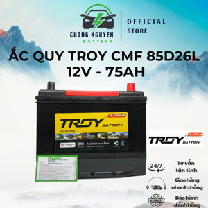 Ắc Quy TROY CMF 85D26L (12V-75Ah)