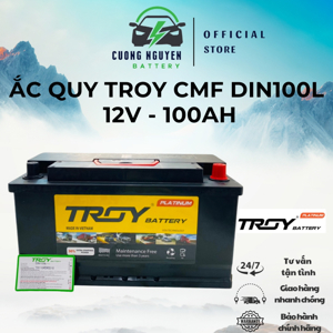 Ắc Quy TROY CMF DIN 100L (12V-100ah)