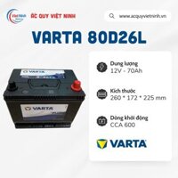 Ắc quy Varta 80D26L (12V – 75Ah)