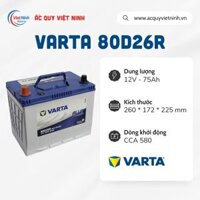Ắc quy Varta 80D26R (12V – 75Ah)