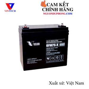 Ắc quy Vision 12V 75AH 6FM75-X