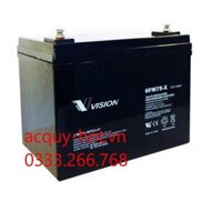 Ắc quy Vision 12V 75AH 6FM75-X