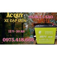 ẮC QUY XE ĐẠP ĐIỆN OSAKA 20 AH ( 12V - 20AH)