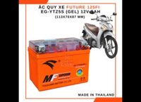 Ắc quy xe Future 125 fi chính hãng Eagle Thái Lan 12V-5ah