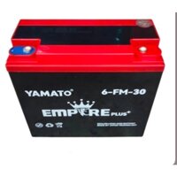 Ắc quy xe máy điện 12V-30Ah Yamato Vua/ Empire - Dòng cao cấp nặng cân (bình nặng 6.7 kg)