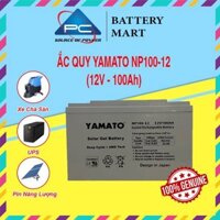 Ắc Quy Xe Máy Điện YAMATO NP100-12 12V-100Ah, acquy dùng cho Xe Điện Golf, Năng Lượng Mặt Trời, Inverter