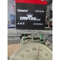 Ắc quy xe máy điện Yamato 12V-30Ah YAMATO PLUS/ VUA loại bình cao cấp nặng 6.7kg CAO CẤP NHẬT BẢN