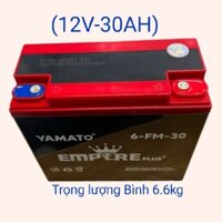 Ắc Quy Xe Máy Điện Yamato Plus/Pro 12V-30Ah (Chính Hãng)
